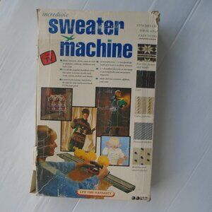 vintage Bond Incredible Sweater Machine As Seen On TV Pre-owned